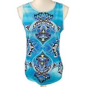 Athleta Mandala Print Sleeveless Tank Top